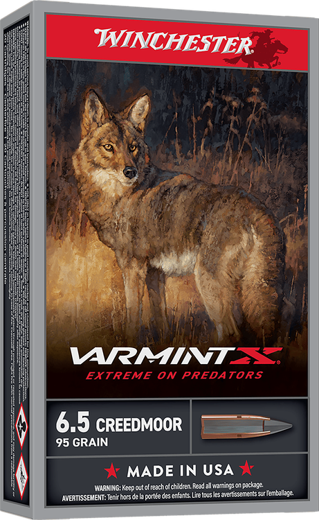 Winchester Varmint X 6.5 Creedmoor 95gr 20 Per Box