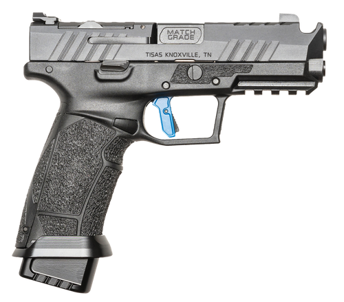 Tisas PX-9 Duty Comp 2.0 9mm, 4.1" Comp Barrel, Black, Optic Ready, Ported-Serrated, Picatinny, RMR, 20rd