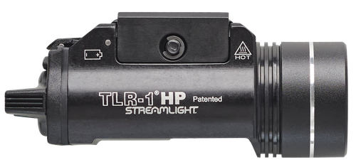 Streamlight TLR-1 HP, Weaponlight, 1,000 Lumens, Fits GLOCK Pattern and 1913 Rails, Black