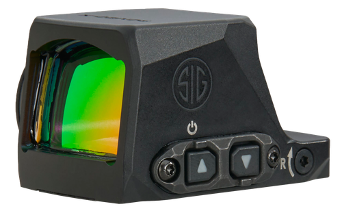 Sig Sauer Romeo-X Enclosed Compact Black 1x24mm 6MOA Green Dot Reticle RX Footprint Mount