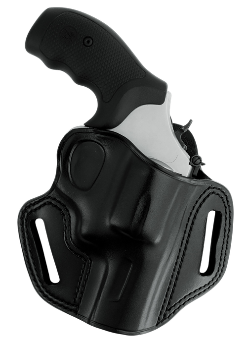 Galco Combat Master Belt Holster Outside Waistband Black Steerhide Fits S&W L Frame M686 3"
