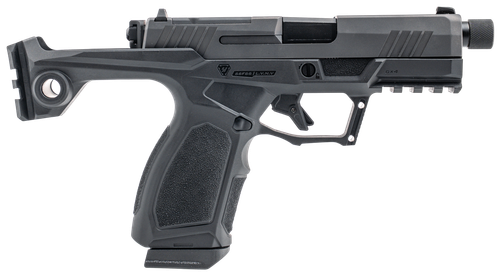Taurus GX4 Strike Bravo 9mm, 3.7" Barrel, Threaded 1/2X28, Matte Finish, Black, Fixed White Dot and Drift Adjustable Rear Sights, Trigger Safety, Optics Ready, 15rd, 2 mags