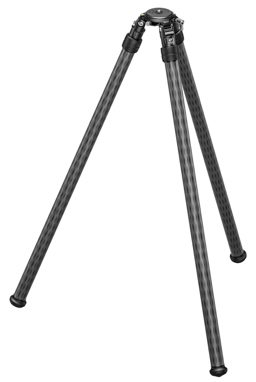Leofoto Inverted 2 Section Carbon Fiber Tripod Tripod 6.30"-63.98" High Black Aluminum