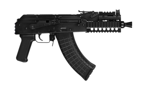 Pioneer Arms Hellpup Micro Pro AK47 Pistol 7.62X39mm, 7" Barrel, 30rd