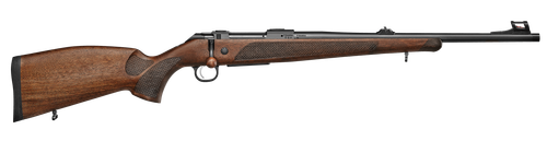 CZ 600+ Lux 300 Win Mag 3rd,24" Black Nitride Threaded Barrel, Black Nitride Steel Drilled & Tapped Receiver, Walnut Fixed Stock