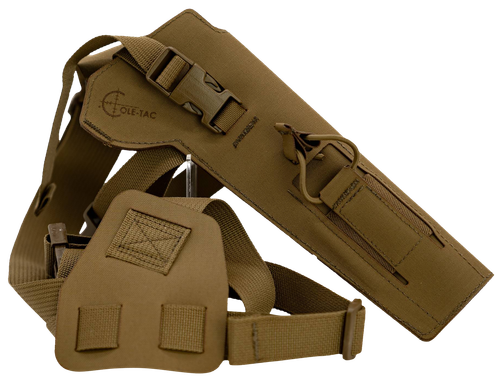 Cole-tac Varmint WranglerHolder Chest Coyote Brown Left Hand