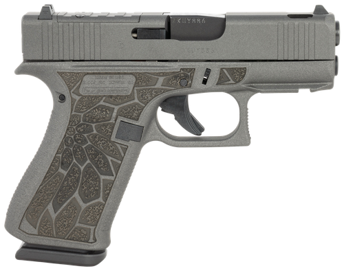 Glock SC 43X 9mm, 3.4" Barrel, Cobalt Cerakote, Textured, 10rd