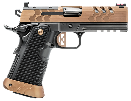 Kimber 2K11 PRO 45 ACP, 4.25" Bull Barrel, PVD Coyote, Alum Grips, Fixed Rear, Fiber Optic Front, Optics Ready RMR, Ambi Thumb Safety, 11rd, 13rd Mags