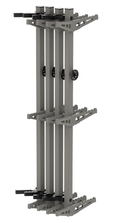 Novix/american Pride Double-Step Climbing Sticks Classic Aluminum 32" Long 9" Wide 4 Pack