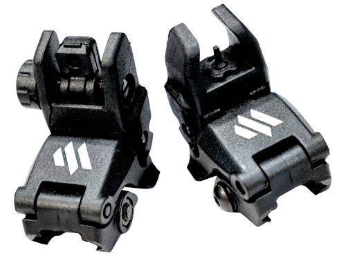 Meta Tactical Poly AR-15 POP UP Sights, Front and Rear Set