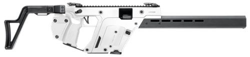Kriss VECTOR CRB Gen III 45ACP, 16" Threaded Barrel, .578X28, Matte , Alpine White, Low-Profile Flip-Ups, Fixed Stock, 10rd, California Compliant