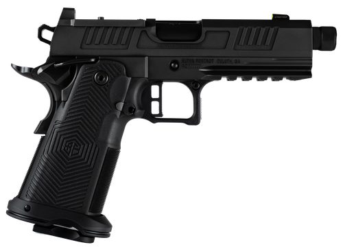 Alpha Foxtrot AF1911 Romulus Compact 9mm 4.25" Threaded Barrel, Optic Ready/Serrated Slide, Picatinny Rail, Polymer Grip, 20 Rd