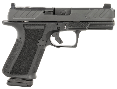Shadow Systems MR920 Foundation 9mm 15rd,4" Black Nitride barrel, Black Nitride Optic Ready/Serrated Slide, Black Polymer Frame Beavertail & Picatinny Rail, Ambidextrous, *Blemished