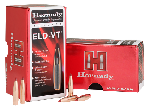 Hornady ELD-VT, .224 Diameter, 22 Caliber, 69gr, 100 Count BULLETS NOT AMMO