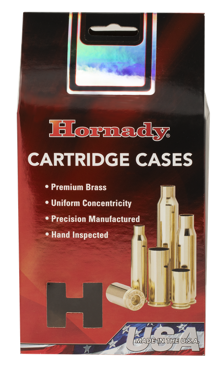Hornady Unprimed Cases 10mmAuto Handgun Brass 100 Per Box/5 Case