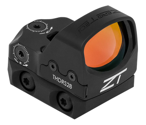 Zero Tech Optics Thrive HD Low Mount Black 1x28mmx20mm, 3 MOA Red Dot Reticle Picatinny Rail/RMR Footprint Mount