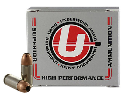 Underwood 9mm+p 124gr JHP, 20rd Box