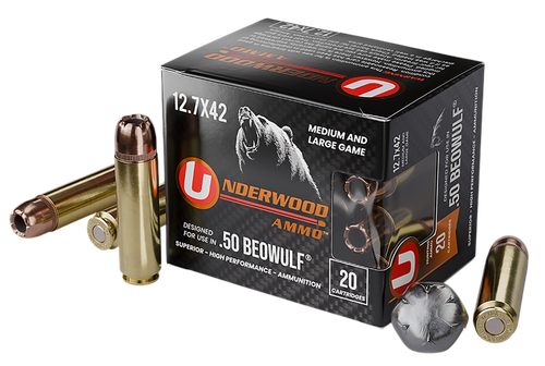 Underwood 50BEOWULF 350gr XTP JHP 20rd Box