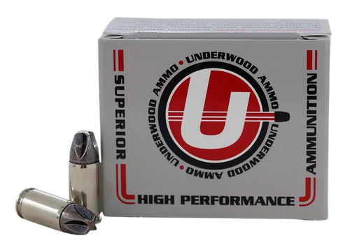 Underwood Ammo Xtreme Defense Platinum 9mm+P+ 90gr Solid Monolithic 20 Per Box