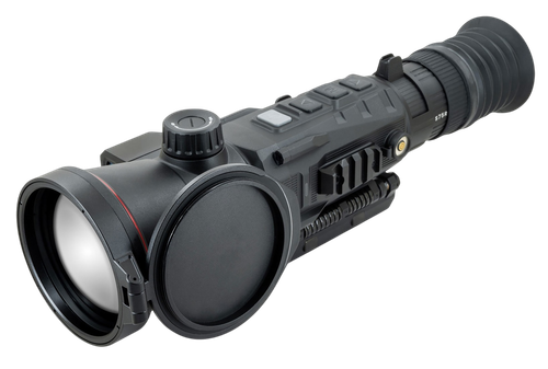 NOCPIX RICO 2 S75R, Thermal Imaging Sight, 3X Magnification, 75mm Objective, 1280x1024, 1,200 Yard Laser Range Finder, Multiple Reticles, Black, Includes Quick Detach Mount