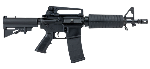 DPMS Panther Arms Kitty Kat AR15 Pistol 5.56 NATO/223 10.50" Barrel, M4 Handguard w/A2 Carry Handle, Adj CAR Brace, Black A2 Grip, 30 Rd