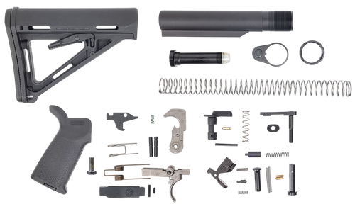 DPMS Panther Arms MOE PPT Lower Build Kit AR-15 Includes Black Magpul Grip & Magpul MOE Black Stock