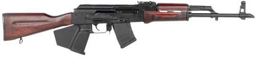 DPMS Anvil AK47 CA Legal 7.62x39mm, 10rd,16" Black Nitride Barrel, Black Hardcoat Anodize Steel Receiver, Fixed Nutmeg Wood Furniture