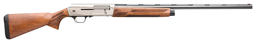 Browning A5 Upland Sweet Sixteen 16 Ga Semi-Auto 2.75" 4- 2.75" Shells 26" Gloss Blued Vent Rib Barrel, Brushed Nickel Aluminum Alloy Receiver, Fixed Turkish Walnut Stock