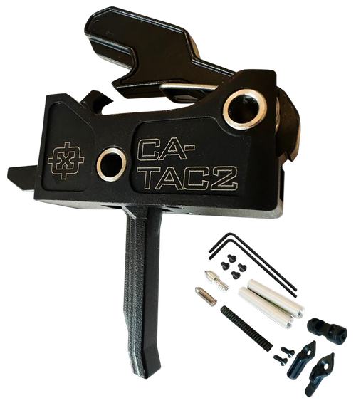 Cross Armory AR-15 Tac 2 Flat Faced Black Two-Stage Drop-In
