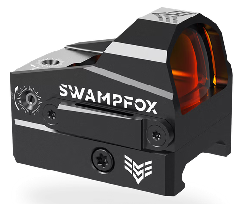 Swampfox Optics Kingslayer Black 1x22mm Tube 3MOA Green Dot Reticle Picatinny Rail Mount
