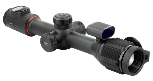 NOCPIX Bolt L35R, Thermal Imaging Sight, 35mm Objective, 3.5X Magnification, 384x288 Resolution, 50Hz Frame Rate, Top Mounted Laser Range Finder, Multiple Reticles, Black