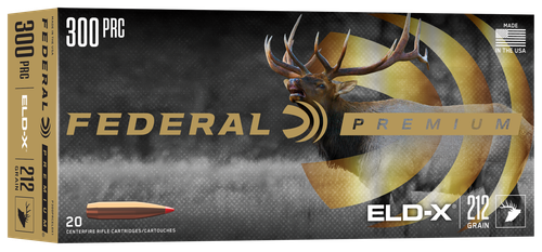 Federal 300 PRC 212gr ELD-X 20 Per Box/10 Case