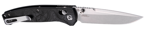 Hogue Mysto 3.4" Able LCK Folder Clip Point Black Diamond Metal