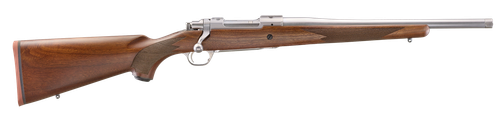 Ruger Hawkeye Hunter 308 Win, 16.6" Steel Barrel, Satin Stainless Finish, 5/8X24 Thread Pitch, American Walnut Stock, 4rd