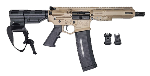 ATI Alpha MAXX AR15 Pistol 5.56mm, 7.5" Barrel, Flat Dark Earth, 30rd