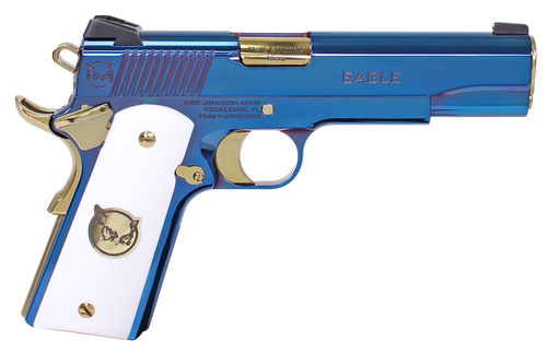 Iver Johnson Eagle Ultramarine 1911 45ACP 8rd Ultramarine PVD