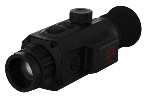 ATN Corp ThOR 6 Mini, ThermalScope, 3.5-28X Magnification, 25mm Objective, Multiple Reticles, Black, Includes Carry Case and Charging Cable