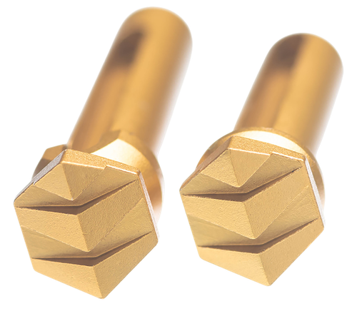 Tyrant CNC Takedown Pins Enhanced AR-15 Gold Aluminum
