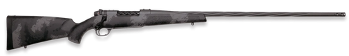 Weatherby Mark V Live Wild 7mm Weatherby Mag 3rd,26" Carbon Gray Cerakote Fluted Threaded Barrel & Steel Drilled & Tapped Receiver, Black Gray Accents Fixed Polymer Stock