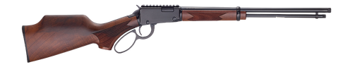 Henry H1 Sporter 22 LR, 18.5" Threaded Barrel, 1/2X28 Thread Pitch,rd Blued, American Walnut Monte Carlo Stock, Integrated Picatinny Rail, 15rd