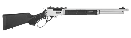 Smith & Wesson 1854 360 Buckhammer, 20" Threaded Barrel, Stainless, Black Stock, Large Loop, XS Ghost Ring, Gold Bead, Cross Bolt, 6rd