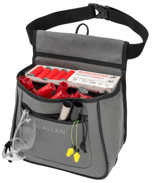 Allen Rival Double Comprtmnt Shell BAG GRY