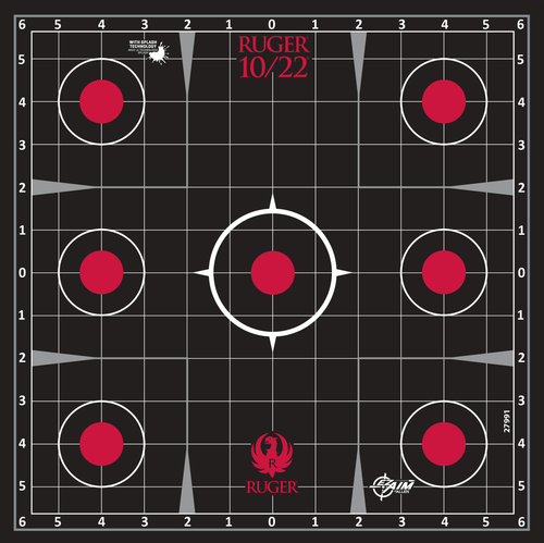 Allen Ruger Splsh Adhesive Target KIT 10/22