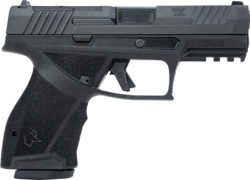 Taurus TX9 9mm, 4" Barrel, Black Nitride, Optic Ready-Serrated Slide, Picatinny Rail, 15rd