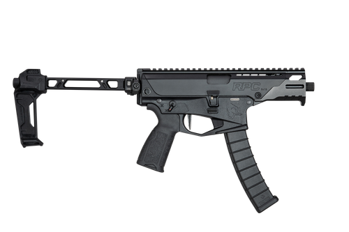Taurus RPC W/Brace 9mm 32rd,4.50" Matte Black Threaded Barrel, Steel Receiver Picatinny Rail, M-Lok Handguard, Black S.I. Brace, Black Rubber Grip, Ambidextrous