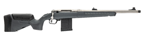 Savage 110 Ridge Hunter 308 Winchester, 18" Barrel, Threaded, Matte, Stainless, Flat Dark Gray Trophy Stock, Iron Sights, 10rd, 1 Magazine