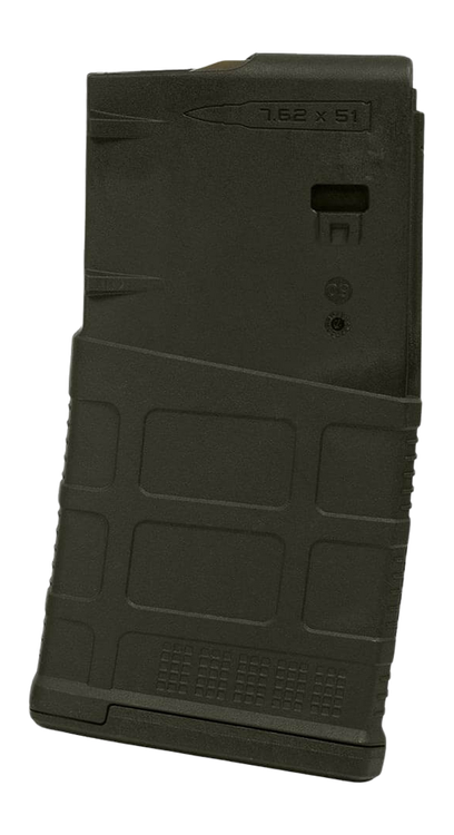 Magpul Magazine, PMAG 20 AR/M4 M3, 308 Winchester/7.62 NATO, 20rd, For DPMS/SR25/LaRue OBR, Olive Drab Green