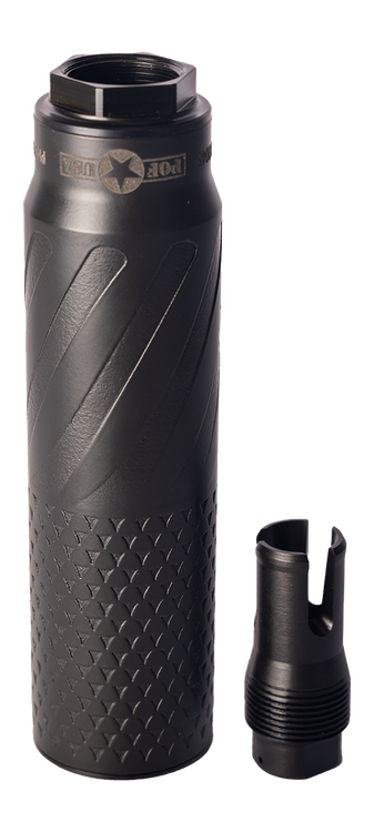 Patriot Ordnance Factory Patriot Suppression Technology PST-7 7.62mm Black Titanium 1.375"x24