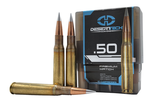 Desert Tech DTM-500750-BX DTM Premium Match 50 BMG 750gr 10rd