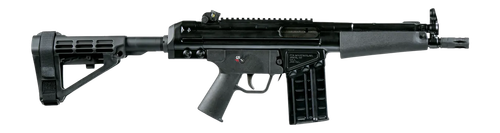 PTR 51P 7.62x51mm/308 Win, 8.5" Threaded Barrel, Black Powdercoat, 20rd